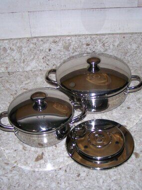 Cook's Essentials 18/10 Cookware 4 Quart & 2.5 Quart